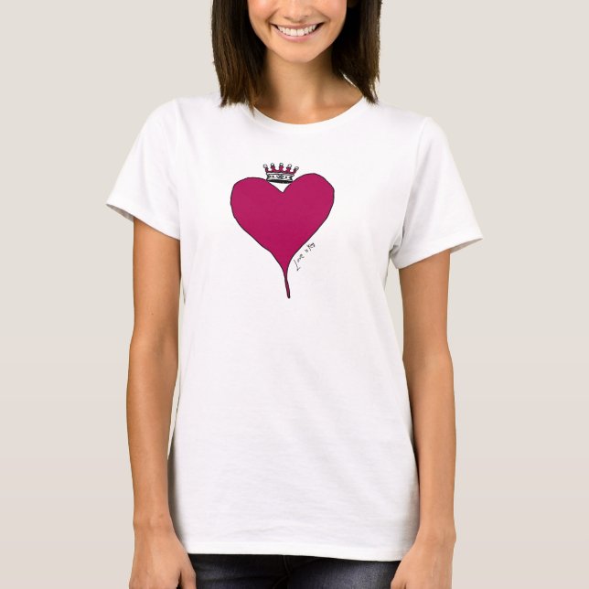 Liebe ist König T-Shirt (Vorderseite)