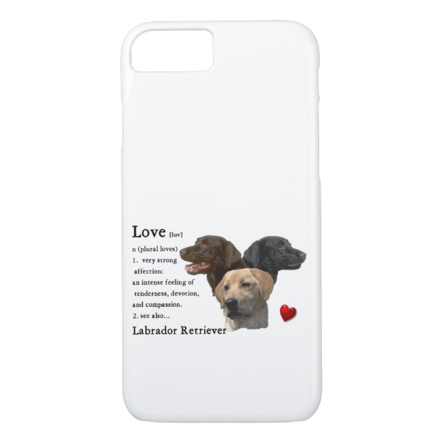 Liebe ist Labrador Retriever Geschenke Case-Mate iPhone Hülle (Rückseite)