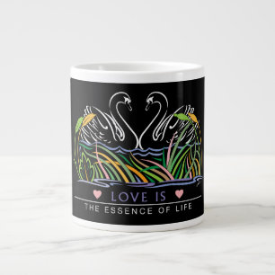 Liebe ist LebensEssenz Jumbo-Tasse