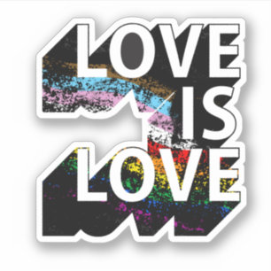 Liebe ist Liebe Aufkleber