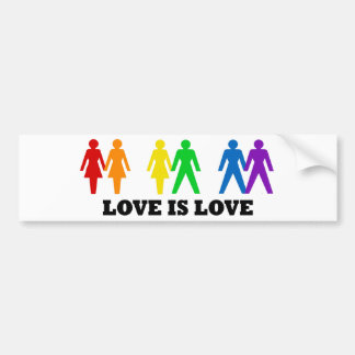 Liebe ist Liebe Autoaufkleber