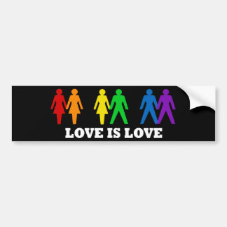 Liebe ist Liebe Autoaufkleber