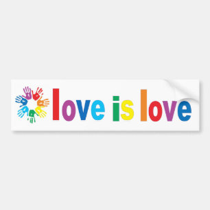 Liebe ist Liebe Autoaufkleber