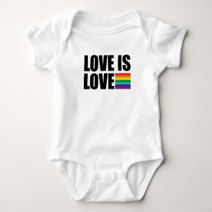 Liebe ist Liebe Baby Strampler