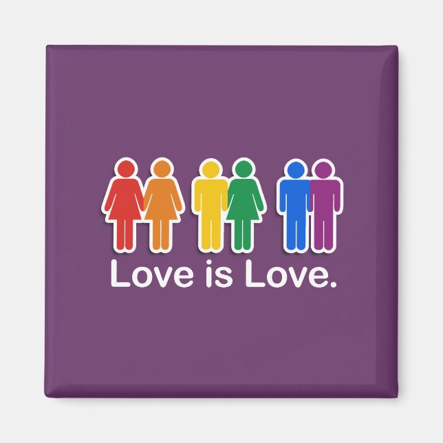 LIEBE IST LIEBE BASIC MAGNET (Vorne)