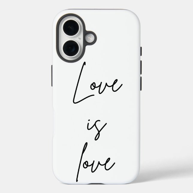 Liebe ist Liebe  Case-Mate iPhone Hülle (Rückseite)