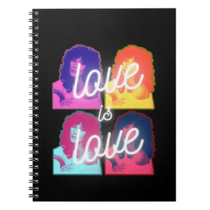 Liebe ist Liebe Cher LGBTQ Prix Monat Notebook Notizblock