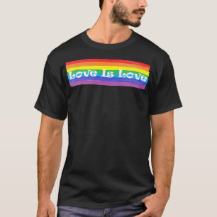 LIEBE IST LIEBE, FLAG PRIDE DIVERSITY LGBT RAINBOW T-Shirt