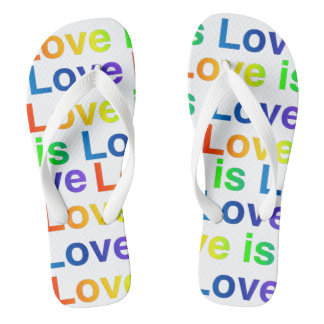Liebe ist Liebe-Flip-Flops Flip Flops