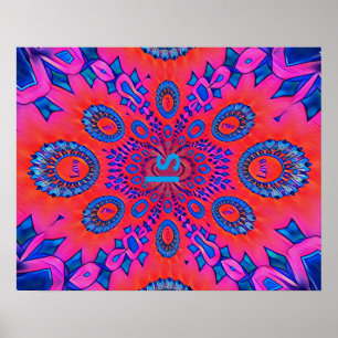 "Liebe ist Liebe-" Funky Pop-Kultur-Farben Poster