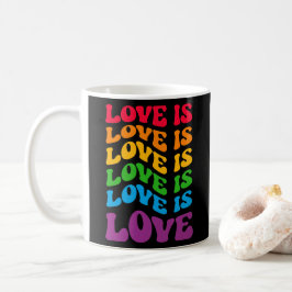 Liebe ist Liebe Gay LGBT Kaffeetasse