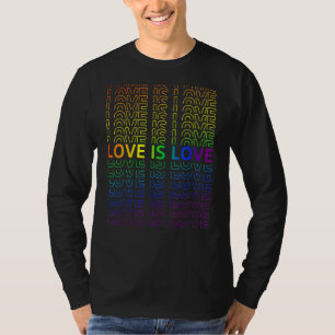 Liebe ist Liebe Gay Pride Retro Vintage LGBT Prix T-Shirt