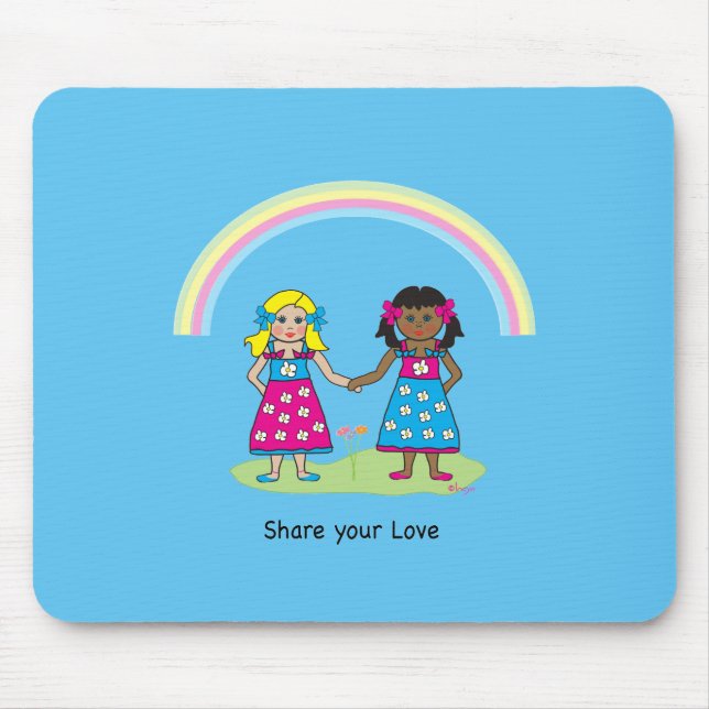 LIEBE ist LIEBE - Gleichheit für alle Mousepad (Vorne)