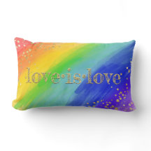 Liebe ist Liebe Gold Typografie Wasserfarbe Regenb