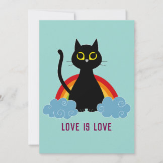 LIEBE IST LIEBE Grußkarte Feiertagskarte