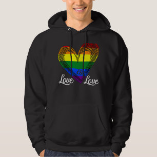 Liebe ist Liebe Herzblut Pride Gay Lesbian Hoodie