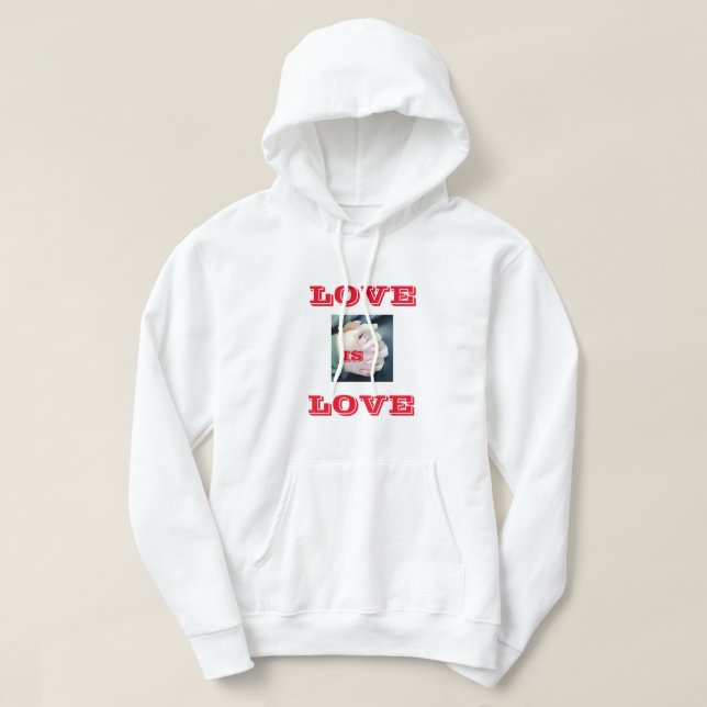 LIEBE IST LIEBE HOODIE (Design vorne)