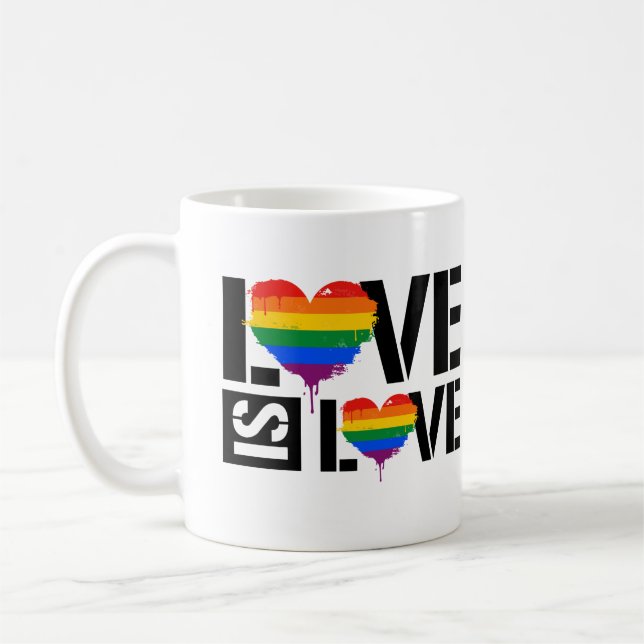 Liebe ist Liebe Kaffeetasse (Links)