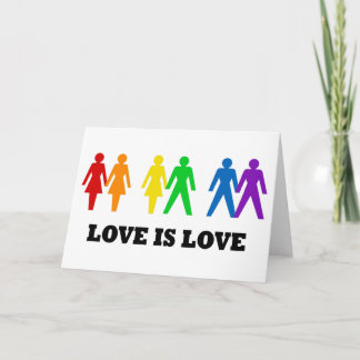 Liebe ist Liebe Karte