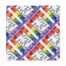 Liebe ist Liebe kleine Regenbogen" Halstuch