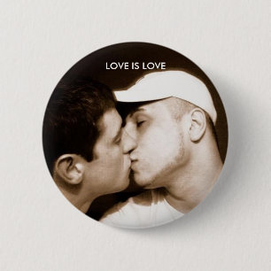 Liebe ist Liebe-Knopf Button