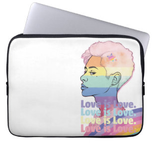 Liebe ist Liebe Laptopschutzhülle