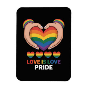 Liebe ist Liebe LGBQT Magnet