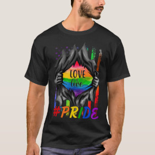 Liebe ist Liebe LGBT Flag Gay Trans Lesbian Prium  T-Shirt