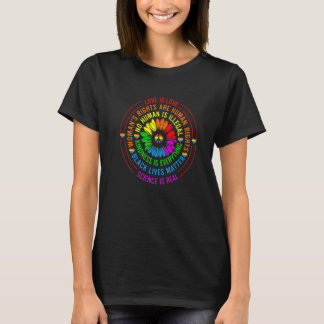 Liebe ist Liebe Lgbt Inspirierende Zitate Frauenre T-Shirt