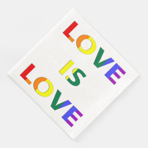 Liebe ist Liebe LGBT Prix Serviette