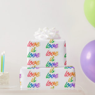 Liebe ist Liebe LGBT Wrapping Paper - Rainbow Prix Geschenkpapier