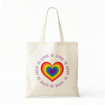 Liebe ist Liebe LGBTQ Pride Rainbow Heart