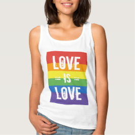 Liebe ist Liebe - Liebe Gleichwertiges Regenbogenf Tank Top