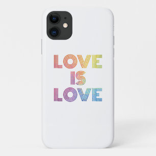 Liebe ist Liebe Moderne Streifen Case-Mate iPhone Hülle