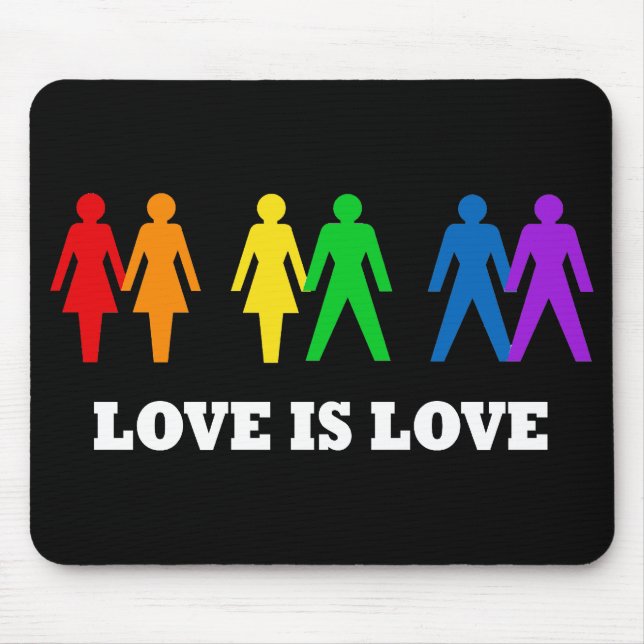 Liebe ist Liebe Mousepad (Vorne)