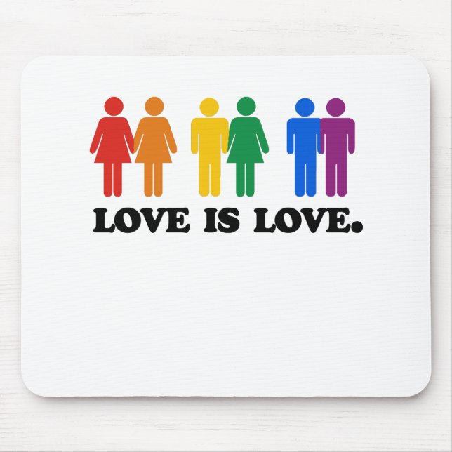 Liebe ist Liebe Mousepad (Vorne)