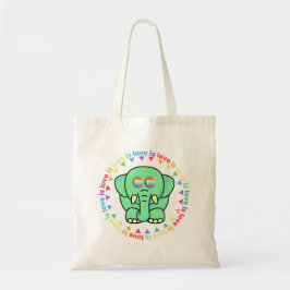 Liebe ist Liebe Niedlich Elephant LGBTQ Pride Tote Tragetasche