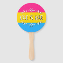 Liebe ist Liebe Pansexuelle Pride-Flagge Set von F