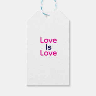 Liebe ist Liebe pink lila farbigen Stolz LGBTQ Gay Geschenkanhänger