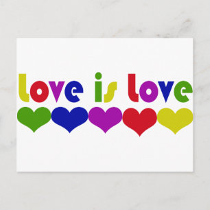 Liebe ist Liebe Postkarte