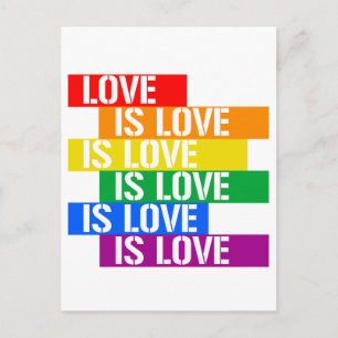 Liebe ist Liebe Postkarte