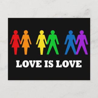 Liebe ist Liebe Postkarte