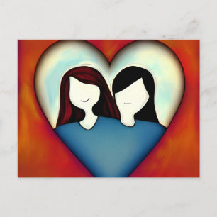 Liebe ist Liebe Postkarte