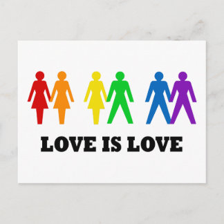 Liebe ist Liebe Postkarte
