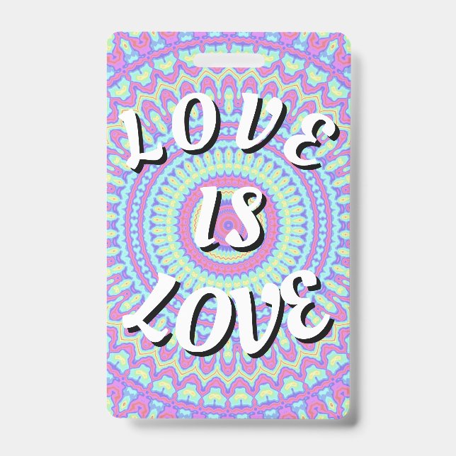 Liebe ist Liebe Pride Ausweis (Vorderseite)