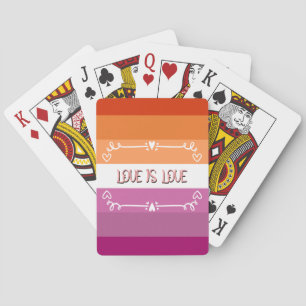 Liebe ist Liebe Pride Monat Klassische Spielkarten