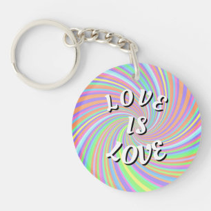 Liebe ist Liebe Pride Schlüsselanhänger
