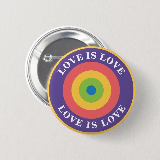 Liebe ist Liebe Primeziel Button (Vorne & Hinten)