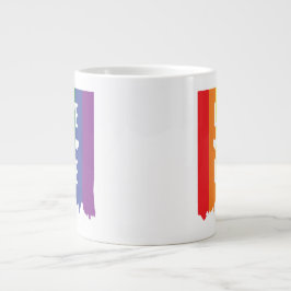 Liebe ist Liebe Rainbow Gay Pride LGBT Jumbo-Tasse