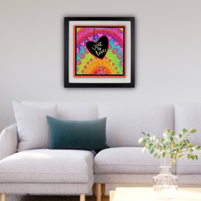 Liebe ist Liebe Rainbow Inspirivity Poster (Von Creator hochgeladen)